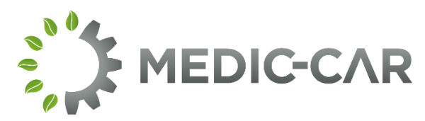 A Medic-Car hivatalos logója
